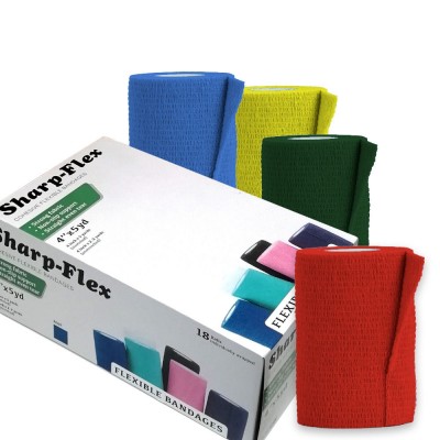 SHARPFLEX Veterinary cohesive bandages - 7,5 cm x 4,5 m