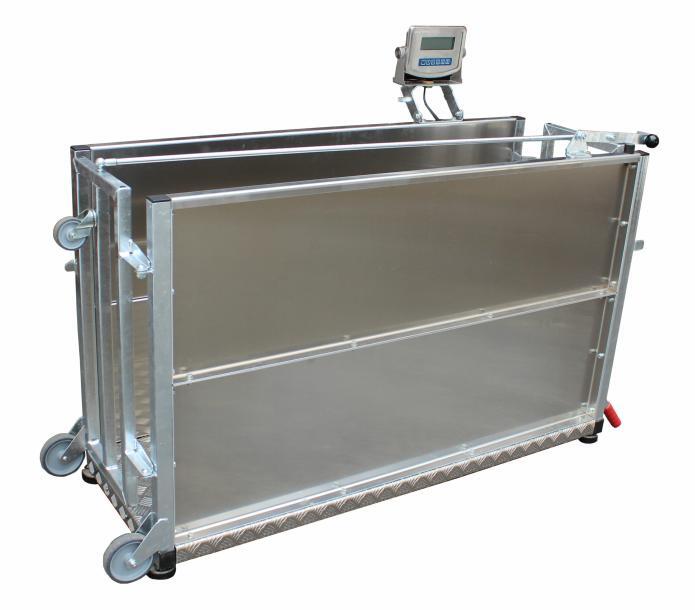 Portable animal scale for small animals